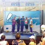Na Nitrianskom Agrokomplexe vystúpili na akcii Objav mlieko aj Old School Brothers. 18-21.8.2011, Nitra.