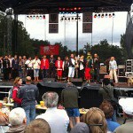 2. ročník pretekov dračích lodí na Kunovskej priehrade pri Senici. 30.7.2011, Senica.