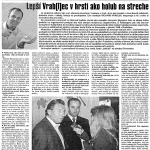 Zvolenské noviny 5.11.2002: Lepší Vrab(l)ec v hrsti ako holub na streche