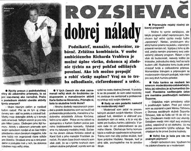 Rozsievač dobrej nálady.