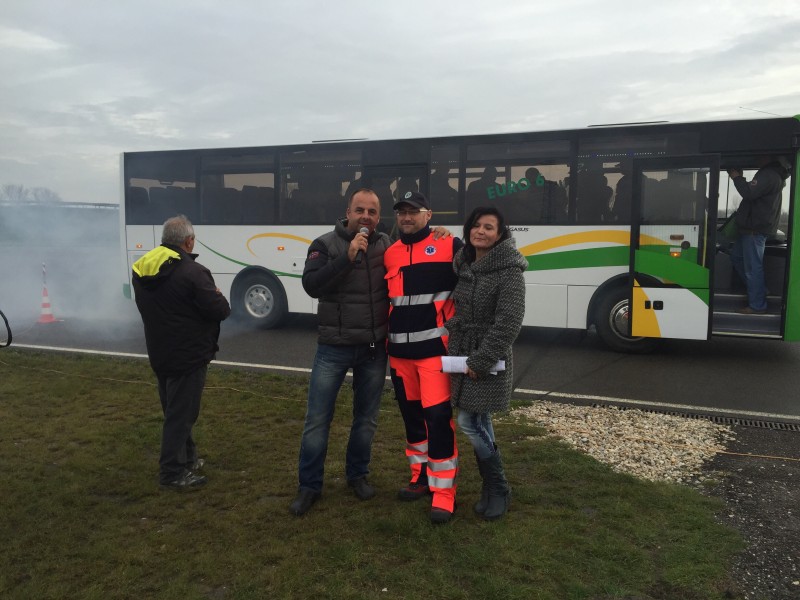 65.rokov verejnej autobusovej dopravy na Slovakiaringu. 7.novembra.2014. Orechova Poton.