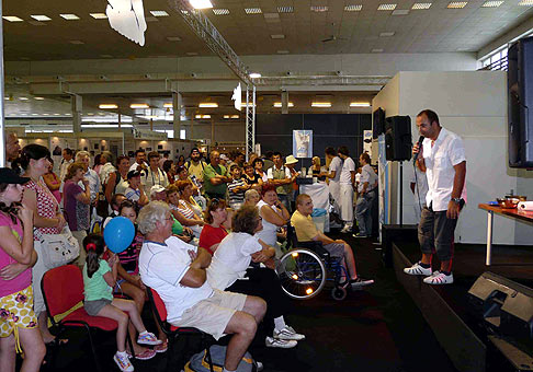 Štvordňový zábavný program Objav mlieko na nitrianskom Agrokomplexe. Nitra 22.8.2009