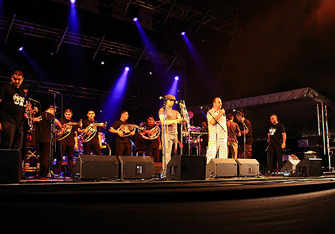 Boban Marković orkestar zo Srbska. 30.8.2010 Bratislava.